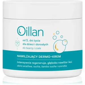 Oillan Derm Face and Body Cream feuchtigkeitspendende Creme für Gesicht und Körper für Kinder ab der Geburt 500 ml