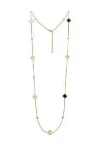 Oliver Weber Luxuriöse lange Halskette mit Zirkonia Delight Freedom 12377G