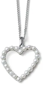 Oliver Weber Romantische Silber Perlenkette Tauchen 61172 (Kette, Anhänger)