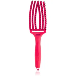 Olivia Garden Fingerbrush ThinkPink Flache Bürste Neon Pink 1 St