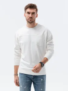 Ombre Clothing Sweatshirt Weiß #1268660