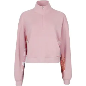 O'Neill GLOBAL AMARYLLIS 1/2 ZIP CREW Damen Sweatshirt, rosa, größe L