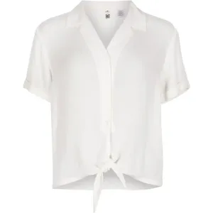 O'Neill CALI WOVEN SHIRT Damenhemd mit kurzen Ärmeln, weiß, größe L #845975