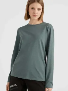 O'Neill ESSENTIAL T-SHIRT L/SLV Langärmliges Damenshirt, dunkelgrün, größe XS