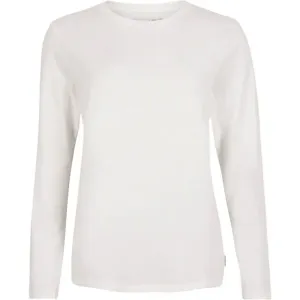 O'Neill ESSENTIAL T-SHIRT L/SLV Langärmliges Damenshirt, weiß, größe XS