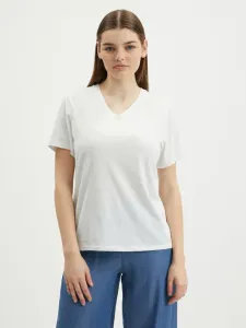 O'Neill ESSENTIALS V-NECK T-SHIRT Damenshirt, weiß, größe XL