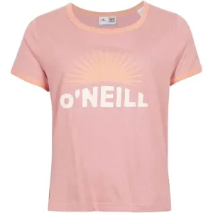 O'Neill MARRI RINGER T-SHIRT Damenshirt, rosa, größe L