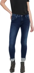 ONLY Damen Jeans ONLCARMEN LIFE Skinny Fit 15195787 Dark Blue Denim 30/32