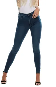 ONLY Damen Jeans ONLROYAL Skinny Fit 15181725 Dark Blue Denim S/30