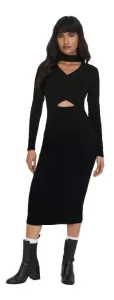 ONLY Damen Kleid ONLINA Standard Fit 15302675 Black/Cross M