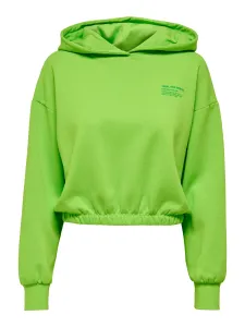 ONLY Damen Sweatshirt ONLCOOPER Regular Fit 15239888 Jasmine Green Trial XL