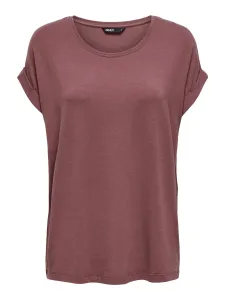 ONLY Damen T-Shirt ONLMOSTER Regular Fit 15106662 Rose Brown L
