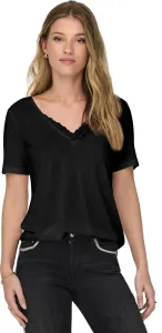 ONLY Damen T-Shirt ONLDITTE Regular Fit 15317114 Black XL