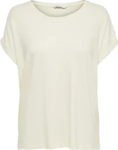 ONLY Damen T-Shirt ONLMOSTER Regular Fit 15106662 Antique White M