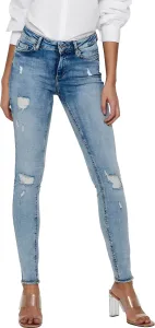 ONLY Damen Jeans ONLBLUSH LIFE Skinny Fit 15223417 Light Blue Denim S/34
