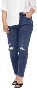 ONLY CARMAKOMA Damen Jeans CARENEDA Straight Fit 15265487 Light Medium Blue Denim 3XL/32
