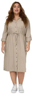 ONLY CARMAKOMA Damenkleid CARCARO Relaxed Fit 15281039 Oxford Tan 3XL