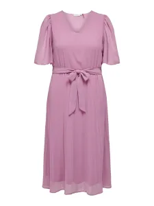 ONLY CARMAKOMA Damen Kleid CARCELINA Regular Fit 15295288 Ash Rose XL