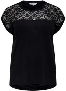 ONLY CARMAKOMA Damen T-Shirt CARFLAKE Regular Fit 15197908 Black 3XL/4XL