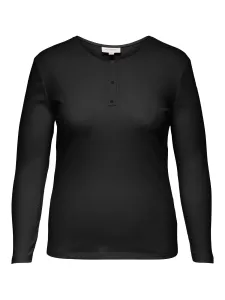 ONLY CARMAKOMA Damen T-Shirt CARADDA Regular Fit 15266971 Black 3XL/4XL