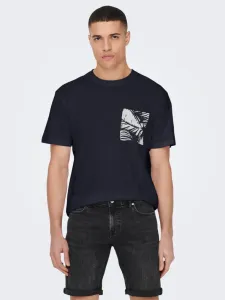 ONLY & SONS Perry T-Shirt Blau