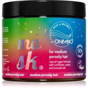 OnlyBio Hair in Balance Maske mit ernährender Wirkung für trockenes Haar 400 ml