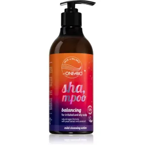 OnlyBio Hair in Balance Shampoo für fettige Haare für empfindliche Kopfhaut 400 ml