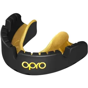 Opro GOLD BRACES Mundschutz, schwarz, größe ADULT