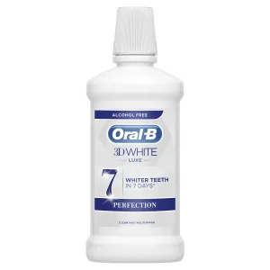 Oral B Bleichendes Mundwasser ohne Alkohol 3D White Luxe Perfection 500 ml