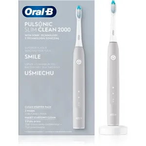 Oral B Pulsonic Slim Clean 2000 Grey Zahnbürste mit Schalltechnologie