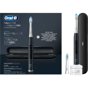 Oral B Pulsonic Slim Luxe 4500 Matte Black Zahnbürste mit Schalltechnologie Matte Black