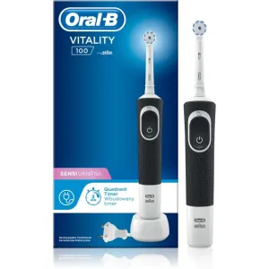 Oral B Vitality 100 Sensi UltraThin D100.413.1 Black elektrische Zahnbürste D100.413.1 Black #931115