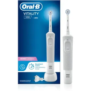 Oral B Vitality 100 Sensi UltraThin D100.413.1 White elektrische Zahnbürste 1 St