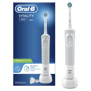 Oral B Vitality D100 Cross Action White elektrische Zahnbürste