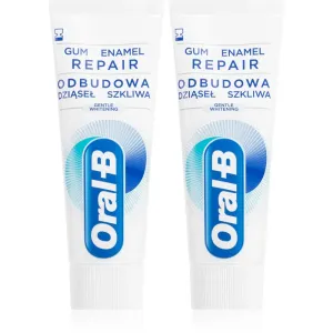 Oral B Gum & Enamel Repair Gentle Whitening schonende bleichende Zahncreme 2 x 75 ml