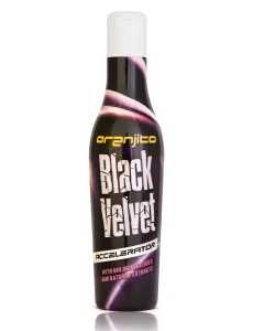 Oranjito Black Velvet Accelerator Sonnenschutzmilch für die Sonnenbank mit Bio-Inhaltsstoffen und Bräunungsbeschleuniger unisex 200 ml