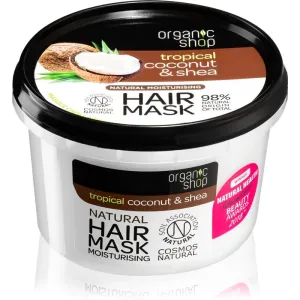 Organic Shop Natural Coconut & Shea intensive Haarmaske mit feuchtigkeitsspendender Wirkung 250 ml #313981