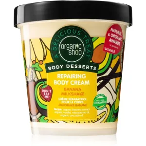 Organic Shop Body Desserts Banana Milkshake regenerierende Creme für den Körper 450 ml