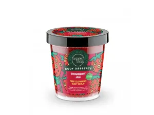 Organic Shop Body Desserts Strawberry Jam tiefenwirksames Reinigungspeeling für den Körper 450 ml