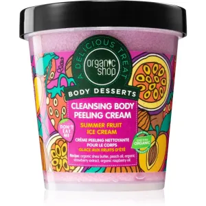 Organic Shop Body Desserts Summer Fruit Ice Cream reinigende Peeling Creme 450 ml