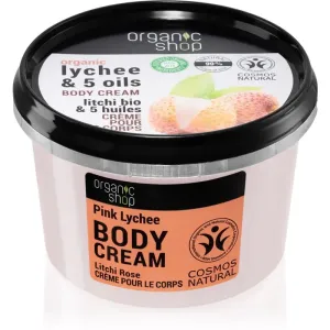 Organic Shop Lychee & 5 Oils pflegende Körpercreme 250 ml