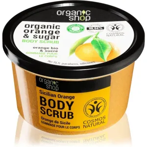 Organic Shop Toning Körperzucker Peeling Organic Orange & Sugar Body Scrub 250 ml