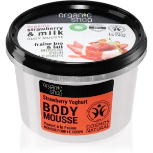 Organic Shop Körperschaum Erdbeeren und Joghurt Mousse)}} 250 ml