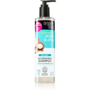 Organic Shop Natural Moroccan Argan & Amla Shampoo mit ernährender Wirkung für beschädigtes und coloriertes Haar 280 ml