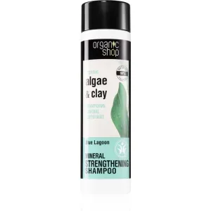 Organic Shop Organic Algae & Clay mineralisierendes Shampoo für brüchiges Haar 280 ml