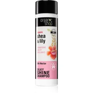 Organic Shop Organic Shea & Lily hydratisierendes Shampoo für glänzendes und geschmeidiges Haar 280 ml #315933