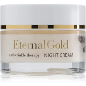 Organique Eternal Gold Anti-Wrinkle Therapy Nachtcreme gegen Falten für trockene bis empfindliche Haut 50 ml