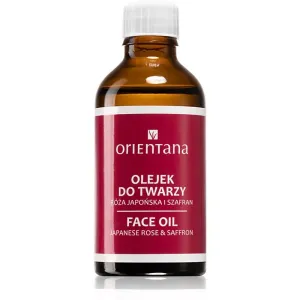Orientana Japanese Rose & Saffron Face Oil verjüngendes Öl für das Gesicht 50 ml