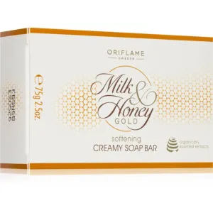Oriflame Milk & Honey Gold Grand Celebration Feinseife mit feuchtigkeitsspendender Wirkung 75 g