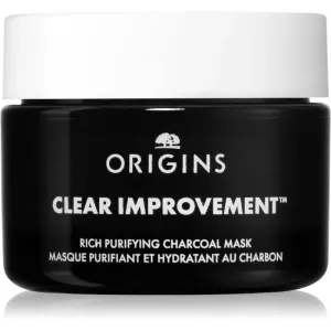 Origins Clear Improvement® Rich Purifying Charcoal Mask reinigende Maske mit Aktivkohle 30 ml